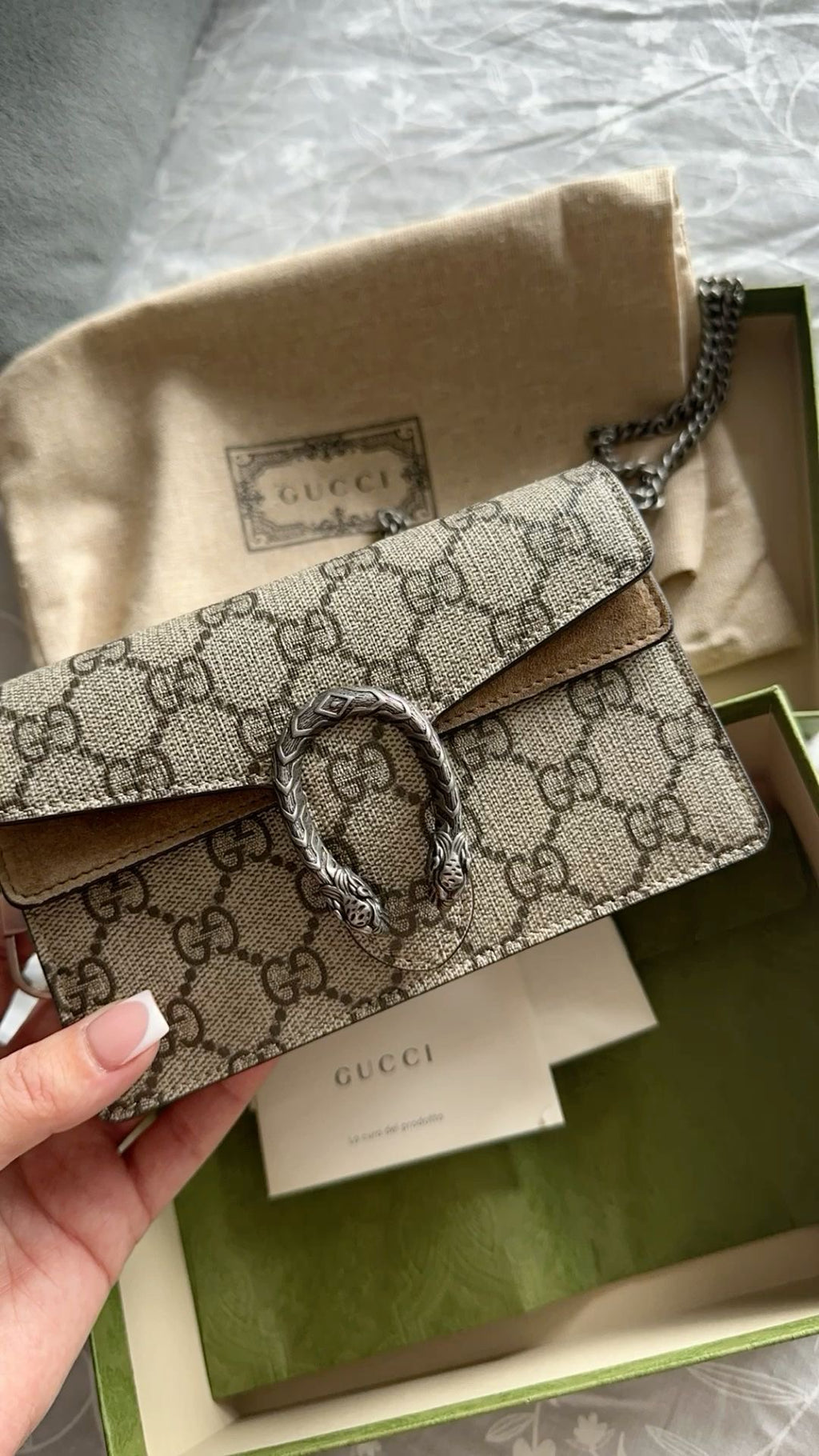 Gucci Dionysus GG Supreme super mini shoulder bag